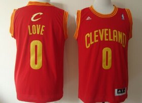 Wholesale Cheap Cleveland Cavaliers #0 Kevin Love Revolution 30 Swingman Red Jersey