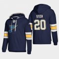 Wholesale Cheap St. Louis Blues #20 Alexander Steen Blue adidas Lace-Up Pullover Hoodie