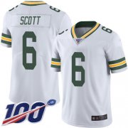 Wholesale Cheap Nike Packers #6 JK Scott White Men's Stitched NFL 100th Season Vapor Limited Jersey