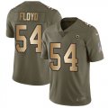 Wholesale Cheap Nike Rams #54 Leonard Floyd Olive/Gold Men's Stitched NFL Limited 2017 Salute To Service Jersey