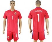 Wholesale Cheap Norway #1 Jarstein Home Soccer Country Jersey