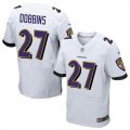 Wholesale Cheap Nike Ravens #27 J.K. Dobbins White Men's Stitched NFL New Elite Jersey