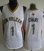 Wholesale Cheap New Orleans Pelicans #1 Tyreke Evans White Swingman Jersey