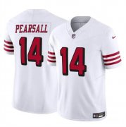 Cheap Youth San Francisco 49ers #14 Ricky Pearsall New White 2024 Draft F.U.S.E. Vapor Untouchable Limited Football Stitched Jersey