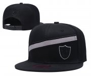 Wholesale Cheap Raiders Team Logo Black Adjustable Hat LT