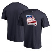 Wholesale Cheap Men's Kansas City Chiefs NFL Pro Line by Fanatics Branded Navy Banner State T-Shirt