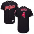 Wholesale Cheap Indians #4 Bradley Zimmer Navy Blue Flexbase Authentic Collection Stitched MLB Jersey