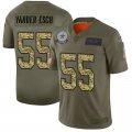Wholesale Cheap Dallas Cowboys #55 Leighton Vander Esch Men's Nike 2019 Olive Camo Salute To Service Limited NFL Jersey