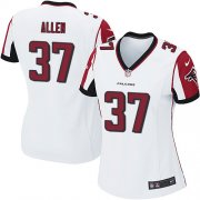 Wholesale Cheap Nike Falcons #37 Ricardo Allen White Women's Stitched NFL Elite Jersey
