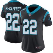 Wholesale Cheap Nike Panthers #22 Christian McCaffrey Black Team Color Women's Stitched NFL Vapor Untouchable Limited Jersey