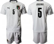 Wholesale Cheap 2021 Men Italy away 5 white soccer jerseys