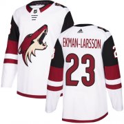 Wholesale Cheap Adidas Coyotes #23 Oliver Ekman-Larsson White Road Authentic Stitched NHL Jersey