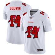 Wholesale Cheap Tampa Bay Buccaneers #14 Chris Godwin White Men's Nike Team Logo Dual Overlap Limited NFL Jersey