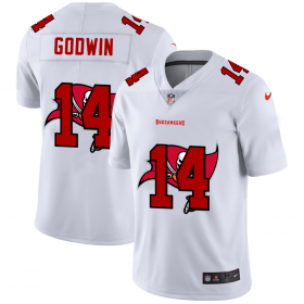 Wholesale Cheap Tampa Bay Buccaneers #14 Chris Godwin White Men\'s Nike Team Logo Dual Overlap Limited NFL Jersey