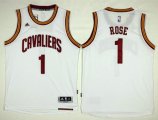 Wholesale Cheap Cleveland Cavaliers #1 Derrick Rose White Home Stitched NBA Jersey