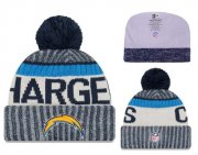 Wholesale Cheap NFL Los Angeles Chargers Logo Stitched Knit Beanies 011