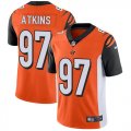 Wholesale Cheap Nike Bengals #97 Geno Atkins Orange Alternate Men's Stitched NFL Vapor Untouchable Limited Jersey