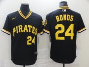 Wholesale Cheap Men Pittsburgh Pirates 24 Bonds Black Game 2021 Nike MLB Jersey