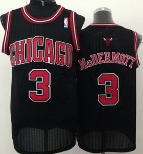 Wholesale Cheap Chicago Bulls #3 Doug McDermott Black Swingman Jersey