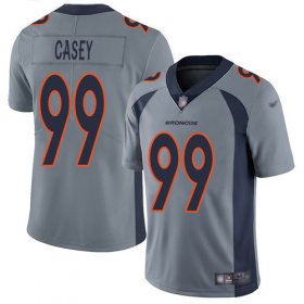 Wholesale Cheap Nike Broncos #99 Jurrell Casey Gray Men\'s Stitched NFL Limited Inverted Legend Jersey