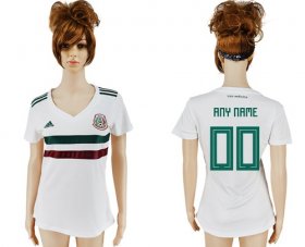 Wholesale Cheap Women\'s Mexico Personalized Away Soccer Country Jersey