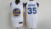Wholesale Cheap Nike NBA Golden State Warriors #35 Kevin Durant Jersey 2017-18 New Season White Jersey