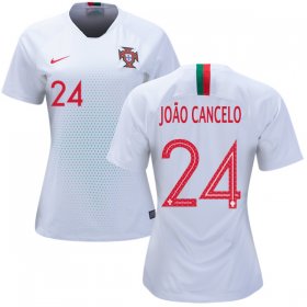 Wholesale Cheap Women\'s Portugal #24 Joao Cancelo Away Soccer Country Jersey
