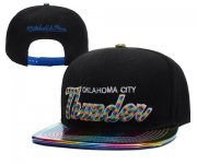 Wholesale Cheap NBA Oklahoma City Thunder Snapback Ajustable Cap Hat XDF 026