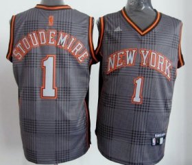 Wholesale Cheap New York Knicks #1 Amare Stoudemire Black Rhythm Fashion Jersey
