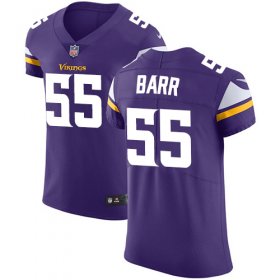 Wholesale Cheap Nike Vikings #55 Anthony Barr Purple Team Color Men\'s Stitched NFL Vapor Untouchable Elite Jersey