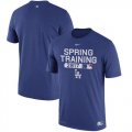 Wholesale Cheap Los Angeles Dodgers Nike 2017 Spring Training Authentic Collection Legend Team Issue Performance T-Shirt Royalg