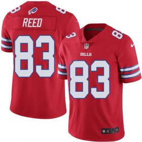 Wholesale Cheap Nike Bills #83 Andre Reed Red Men\'s Stitched NFL Elite Rush Jersey