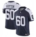 Cheap Men's Dallas Cowboys #60 Tyler Guyton Navy White 2024 Draft Vapor Untouchable Thanksgiving Limited Football Stitched Jersey