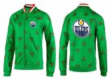 Wholesale Cheap NHL Edmonton Oilers Zip Jackets Green