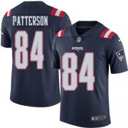 Wholesale Cheap Nike Patriots #84 Cordarrelle Patterson Navy Blue Men's Stitched NFL Limited Rush Jersey