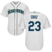 Wholesale Cheap Mariners #23 Nelson Cruz White Cool Base Stitched Youth MLB Jersey