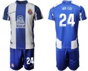 Wholesale Cheap Espanyol #24 Wu Lei Home Soccer Club Jersey