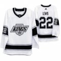 Wholesale Cheap Los Angeles Kings #22 Trevor Lewis Men's Adidas 2019-20 Heritage White Throwback 90s NHL Jersey