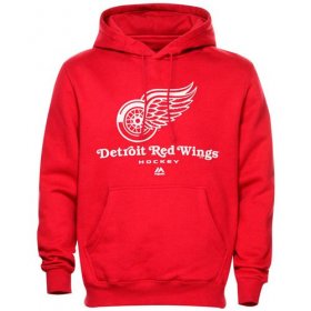 Wholesale Cheap Detroit Red Wings Majestic Critical Victory VIII Fleece Hoodie Steel