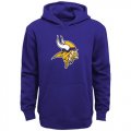 Wholesale Cheap Minnesota Vikings Team Logo Pullover Hoodie Purple