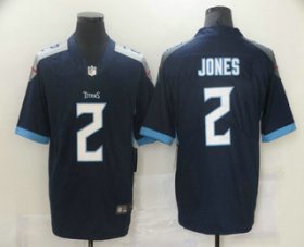 Wholesale Cheap Men\'s Tennessee Titans #2 Julio Jones Navy Vapor Untouchable Limited Jersey