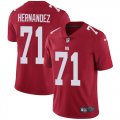 Wholesale Cheap Nike Giants #71 Will Hernandez Red Alternate Men's Stitched NFL Vapor Untouchable Limited Jersey