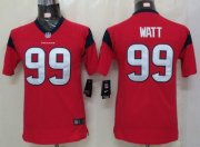 Wholesale Cheap Nike Texans #99 J.J. Watt Red Alternate Youth Stitched NFL Elite Jersey