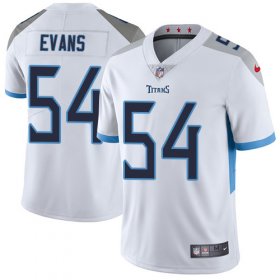 Wholesale Cheap Nike Titans #54 Rashaan Evans White Men\'s Stitched NFL Vapor Untouchable Limited Jersey