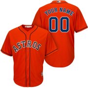 Wholesale Cheap Houston Astros Majestic Cool Base Custom Jersey Orange