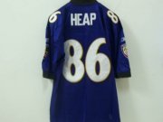 Wholesale Cheap Ravens #86 Todd Heap Purple Stitched NFL Jersey