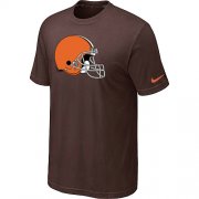 Wholesale Cheap Nike Cleveland Browns Sideline Legend Authentic Logo Dri-FIT NFL T-Shirt Brown