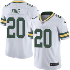 Wholesale Cheap Nike Packers #20 Kevin King White Men\'s Stitched NFL Vapor Untouchable Limited Jersey