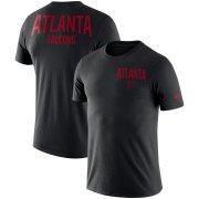 Wholesale Cheap Atlanta Falcons Nike Sideline Facility Performance T-Shirt Black