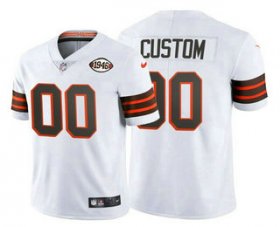 Wholesale Cheap Men\'s Cleveland Browns ACTIVE PLAYER Custom 1946 Vapor Stitched Football Jersey
